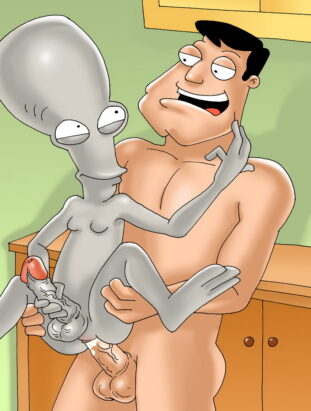 Gay Cartoon DILF Stan Smith Sodomized Roger