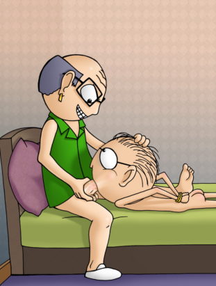 Mr. Garrison and Mr. Mackey: Bondage Oral
