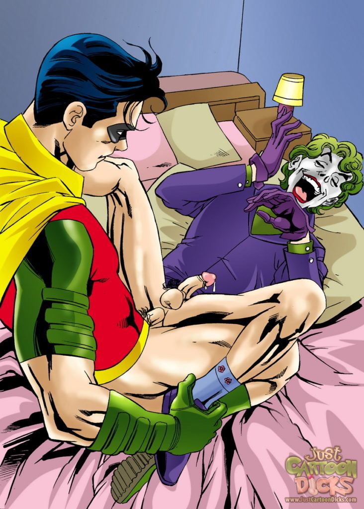 Robin Punishes Joker's Booty (Bareback)