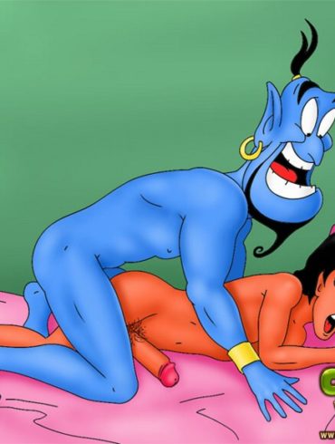 Aladdin fucked by Genie