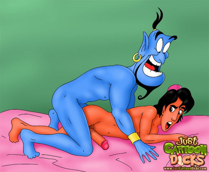 Aladdin fucked by Genie