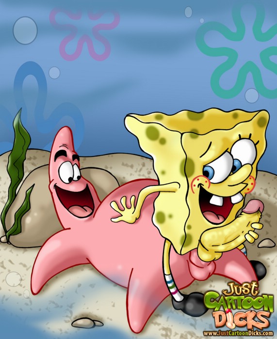 Patrick Star stuffs the Spongebob’s butt