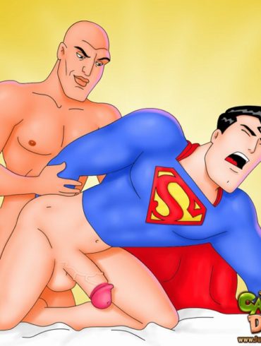 Superman getting his asshole drilled mercilessly