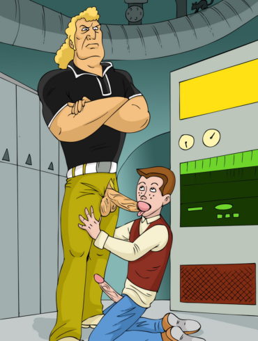 Brock Samson forces Dean Venture to blow him